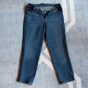 GAP Maternity Inset Panel Girlfriend Jeans